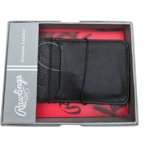 Rawlings Leather Wallet Adhesive Pkt Black